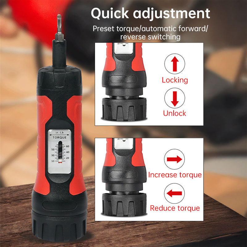 1/4-Inch Drive Preset Torque Screwdriver Set