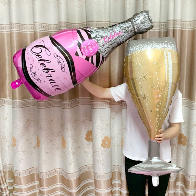 Champagne Goblet Shape Balloon (Adult Celebration)