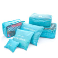 6pcs Packing Cubes Organizer; Double Zipper; Waterproof