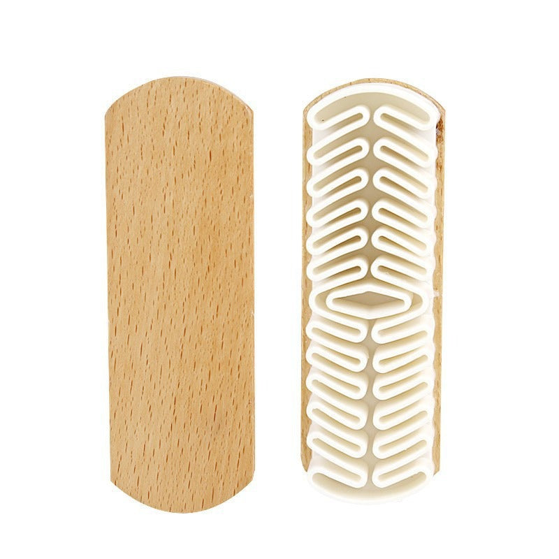 Suede Shoes Wooden Handle Rubber Brush