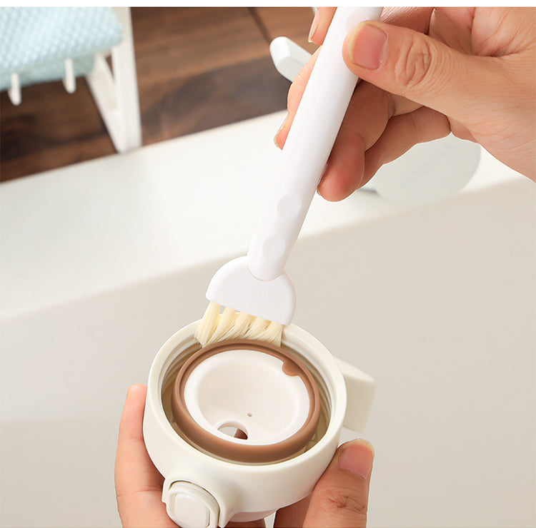 Double Head Cup Cleaning Brush Bottle/Can Lid
