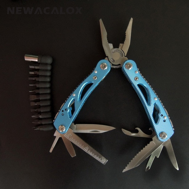 NEWACALOX Outdoor Multitool Pliers