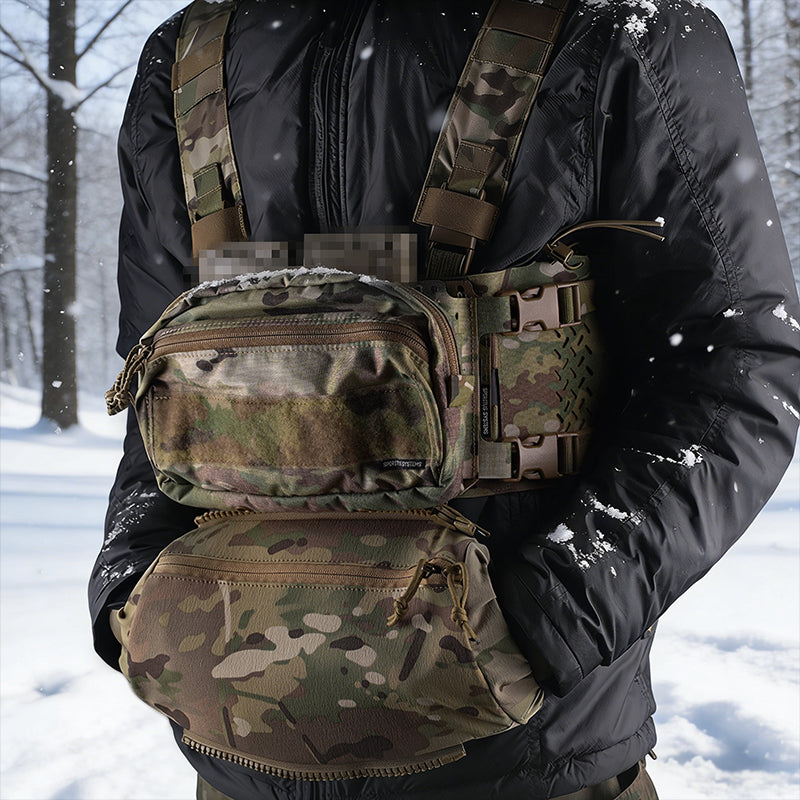 Tactical Hand Warmer Fanny Pack - 3-in-1 Winter Muff Po