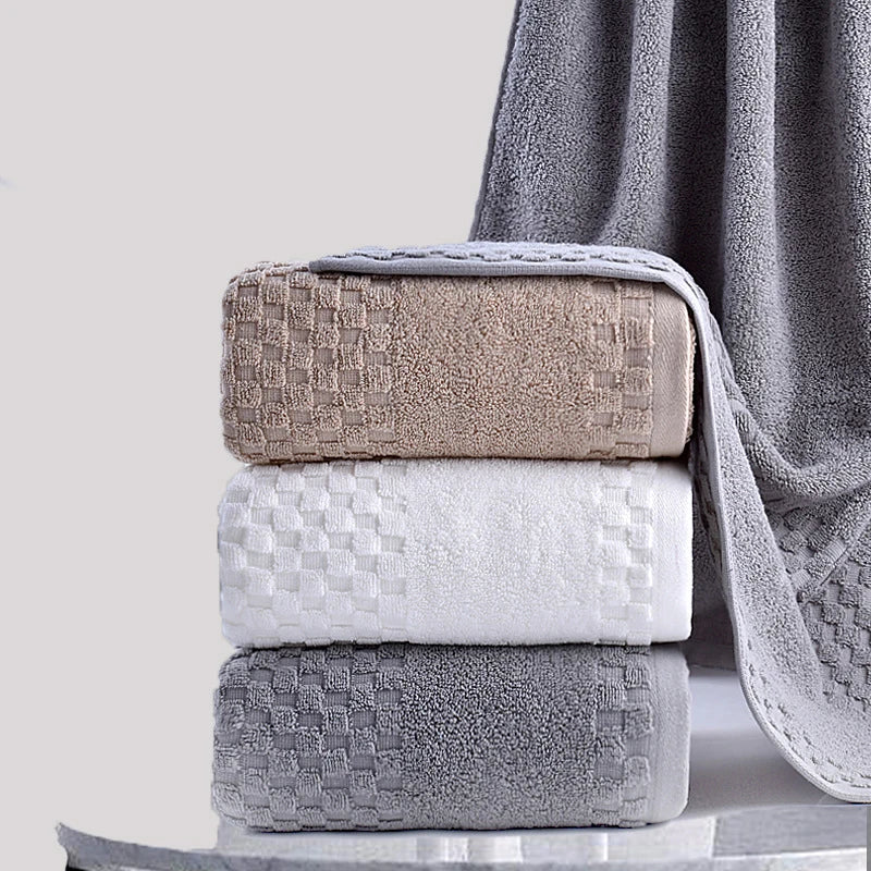 Bamboo Charcoal Coral Velvet Bath Towel 70x140