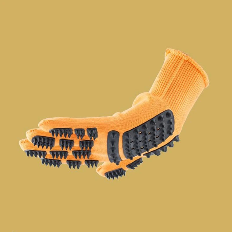 Pet Grooming Glove – Silicone-Tip Deshedding Mitt for Dogs & Cats