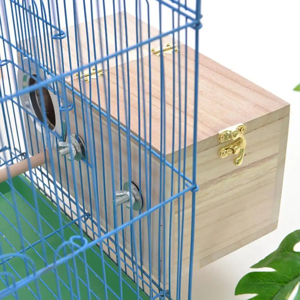 Wood Parrot Breeding Box