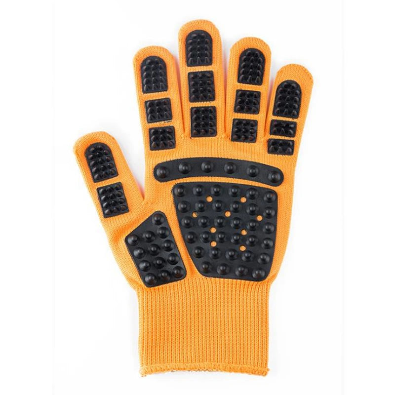 Pet Grooming Glove – Silicone-Tip Deshedding Mitt for Dogs & Cats
