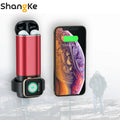 3-in-1 Wireless Charger Power Bank 5200mAh