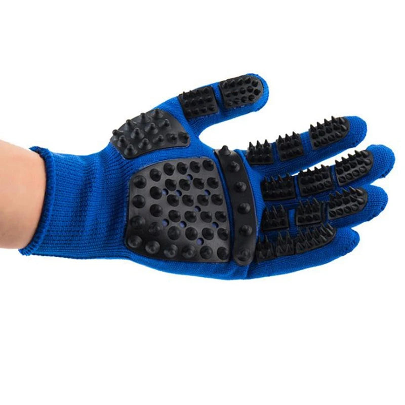 Pet Grooming Glove – Silicone-Tip Deshedding Mitt for Dogs & Cats