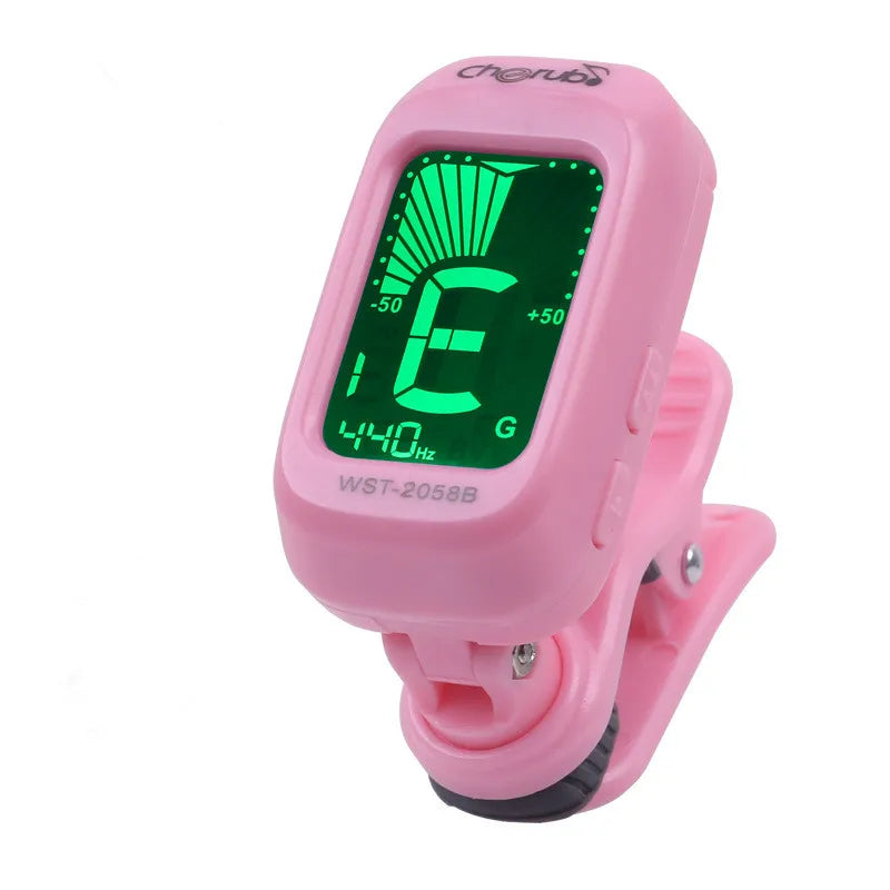 Folk Acoustic Guitar/Ukulele Clip-On Electronic Tuner