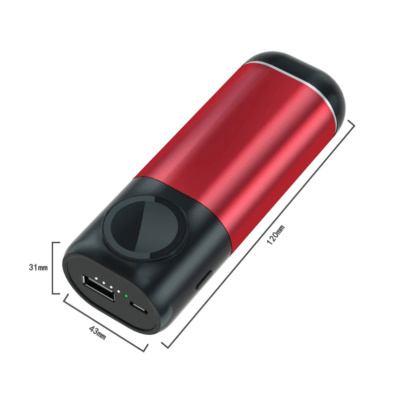 3-in-1 Wireless Charger Power Bank 5200mAh