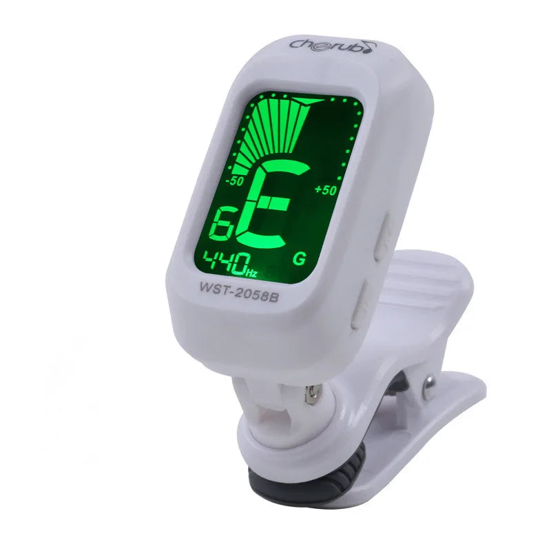 Folk Acoustic Guitar/Ukulele Clip-On Electronic Tuner