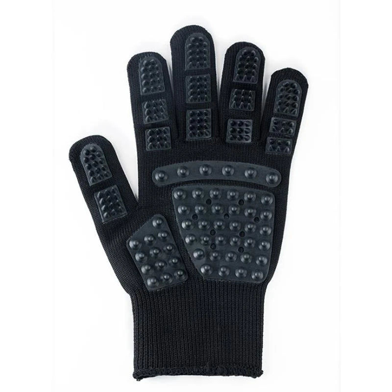 Pet Grooming Glove – Silicone-Tip Deshedding Mitt for Dogs & Cats