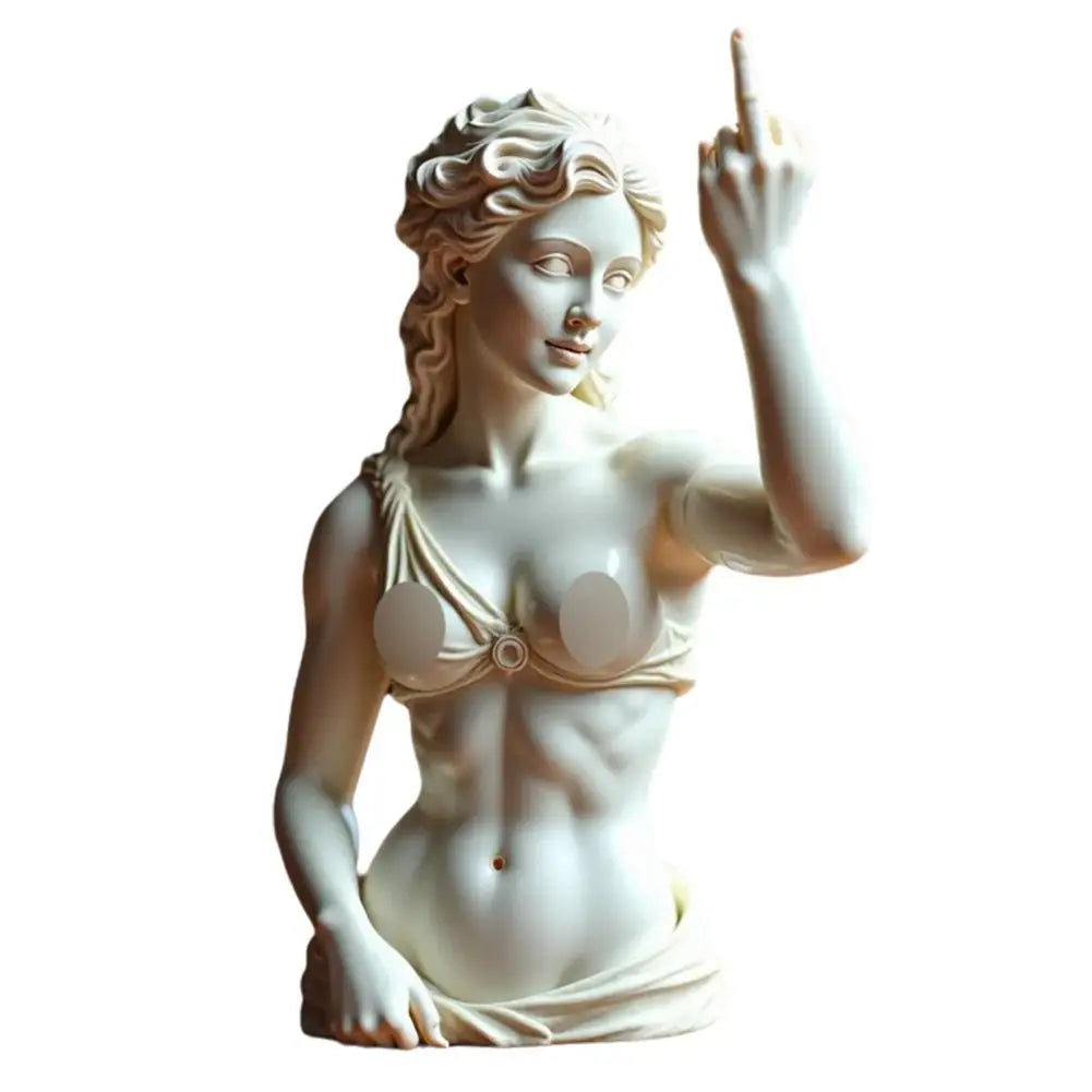 Statue de la déesse de Vienne, drôle, en résine 3D, ornements artisanaux, design unique, symbole culturel, décoration de bureau et de maison 2025