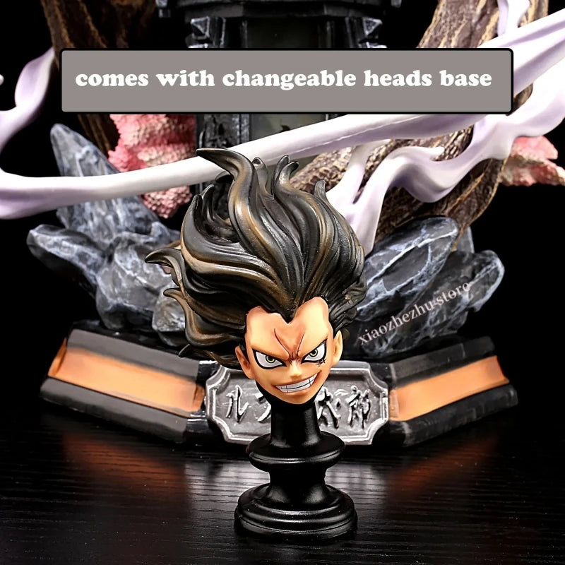 Pirate King Anime Doll Gear 5 Way Fly Wano Gear 4 Nika Gk Statue Doll Collectible Model Decoration Toy Christmas Children's Gift