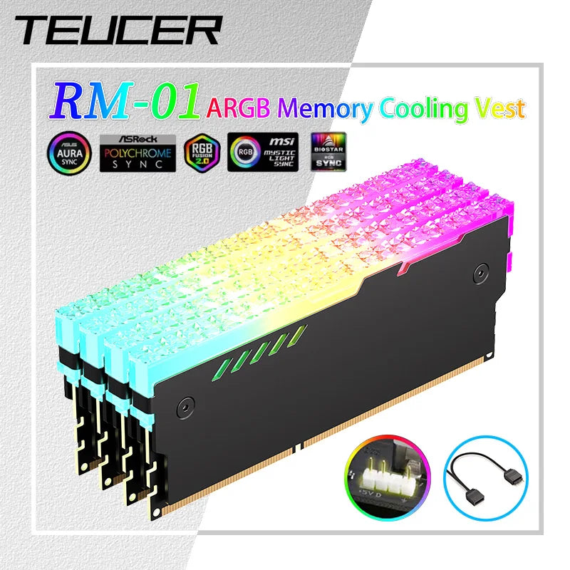 Teucer ARGB RAM Heatsink 2-Pack