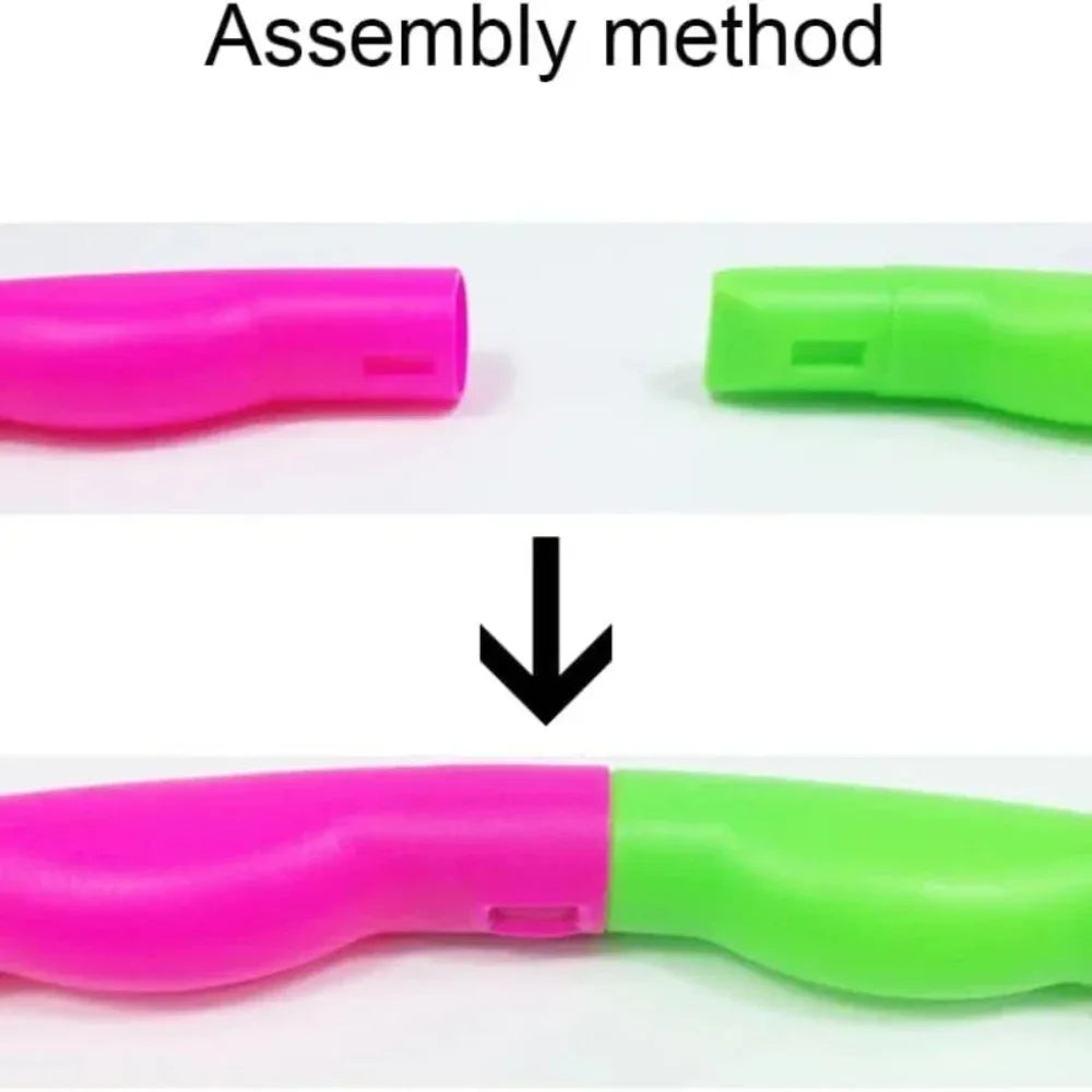 Hula Hoop Sport Removable Colorful Kids Hula Hoop Equipment Portable Plastic Fitness Sports Equipment Best Gift for Kids