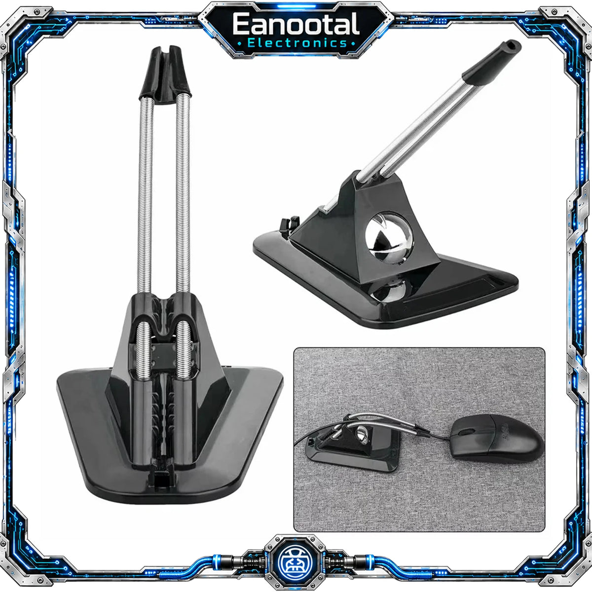 Gaming Mouse Bungee Cord Holder