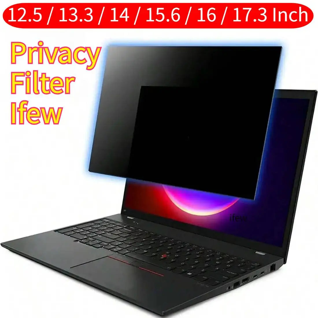 Laptop and monitor privacy screen protector film