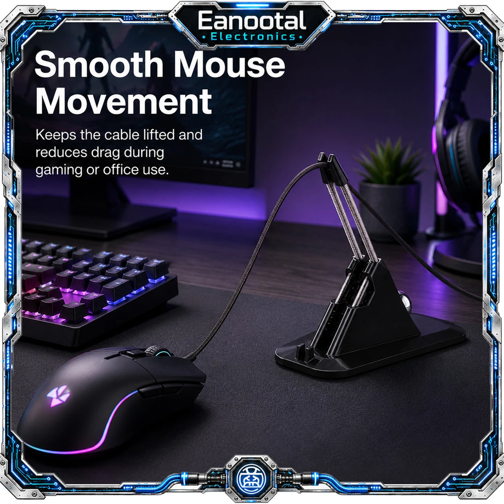 Gaming Mouse Bungee Cord Holder