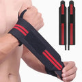 2 pcs Elastic Wrist Wraps, Wrist Support Brace, Wrist Wraps Guard Wrist Band For Gym Weightlifting, Fitness Protection, Barbell