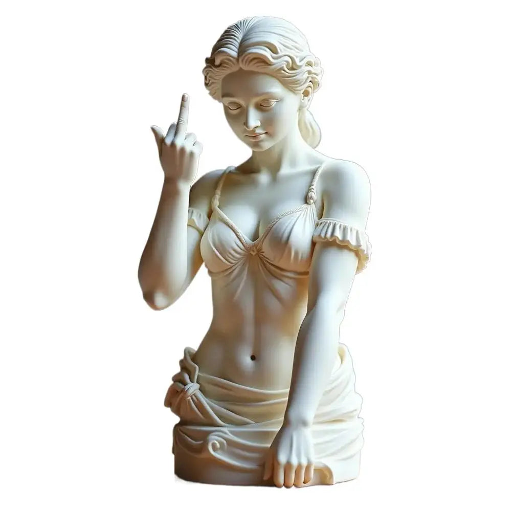 Statue de la déesse de Vienne, drôle, en résine 3D, ornements artisanaux, design unique, symbole culturel, décoration de bureau et de maison 2025