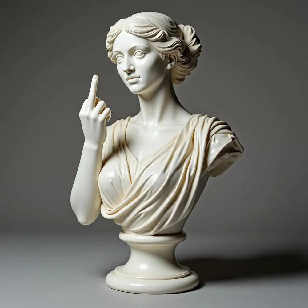 Statue de la déesse de Vienne, drôle, en résine 3D, ornements artisanaux, design unique, symbole culturel, décoration de bureau et de maison 2025
