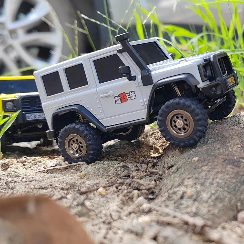 LDARC X43 RTR/BNR 1/43 Crawler Turbo RC Car 4WD Remote Control Mini Climbing Indoor Racing Vehicle Toy off Roader for Kids Adult