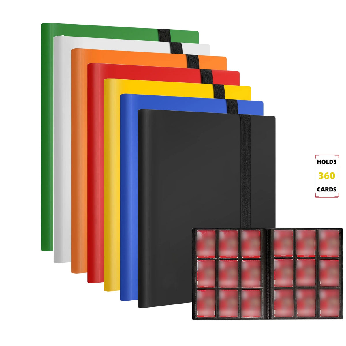 9-Pocket Zippered Trading Card Binder