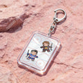 Cartoon Heated Rivalry Keychain for Accessorie Bag Chaim Shane Hollander Ilya Rozanov Lovers Keyrings Jewelry Freinds Gifts