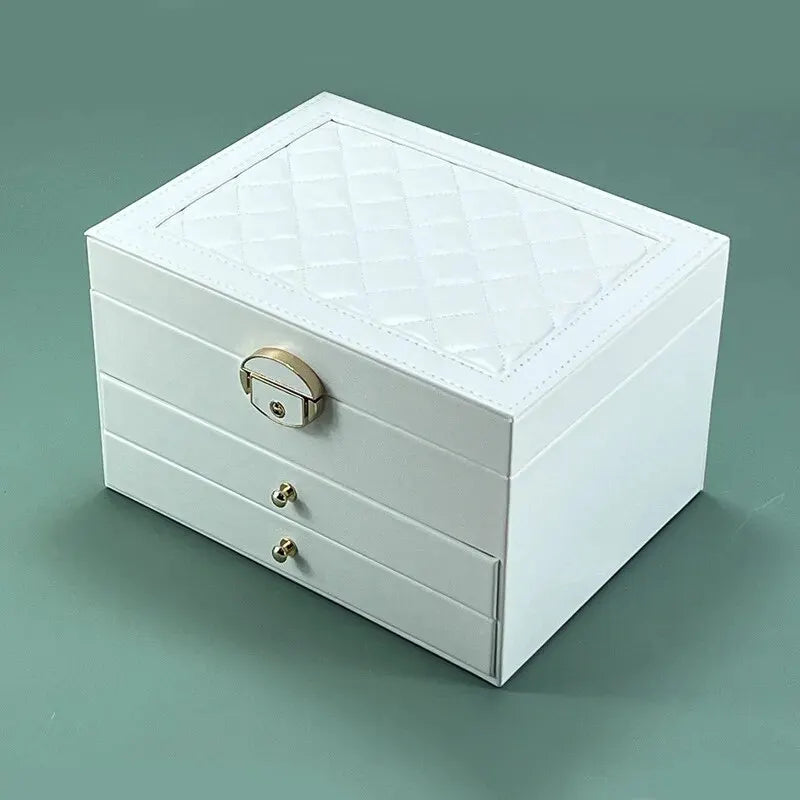 Multi-Layer Drawer Jewelry Organizer Box
