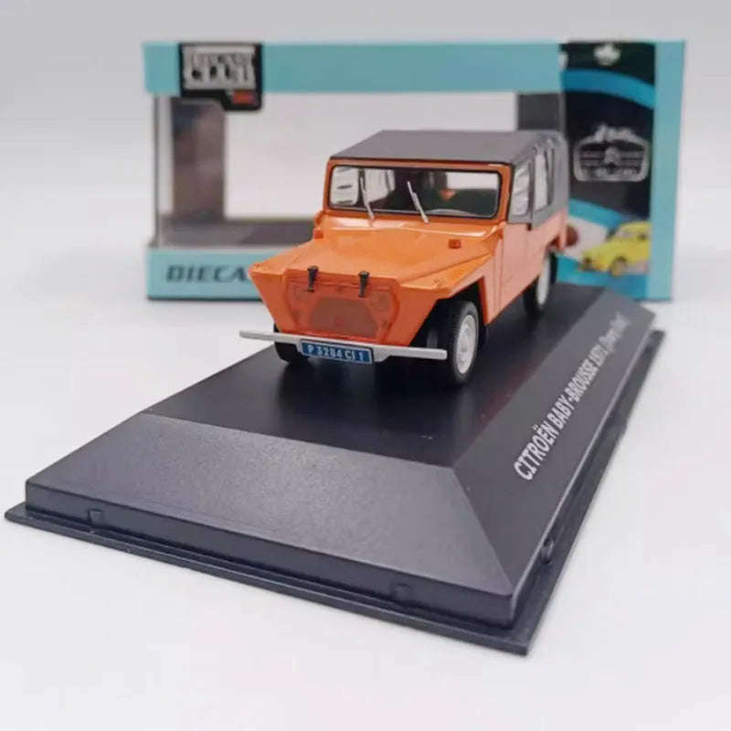 Diecast 1:43 Scale Citroen Classic Car Alloy Simulation Car Model Static Collection Decorated Holiday Gifts Toys Souvenir Gift