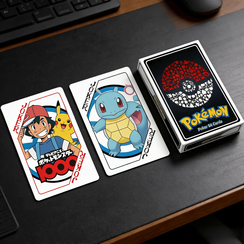 Pokemon Poker Playing Cards Board Games Child Kids Toys Children Toy Deck Card Game Set Cute Cartoon Pikachu Charizard Poke Ball