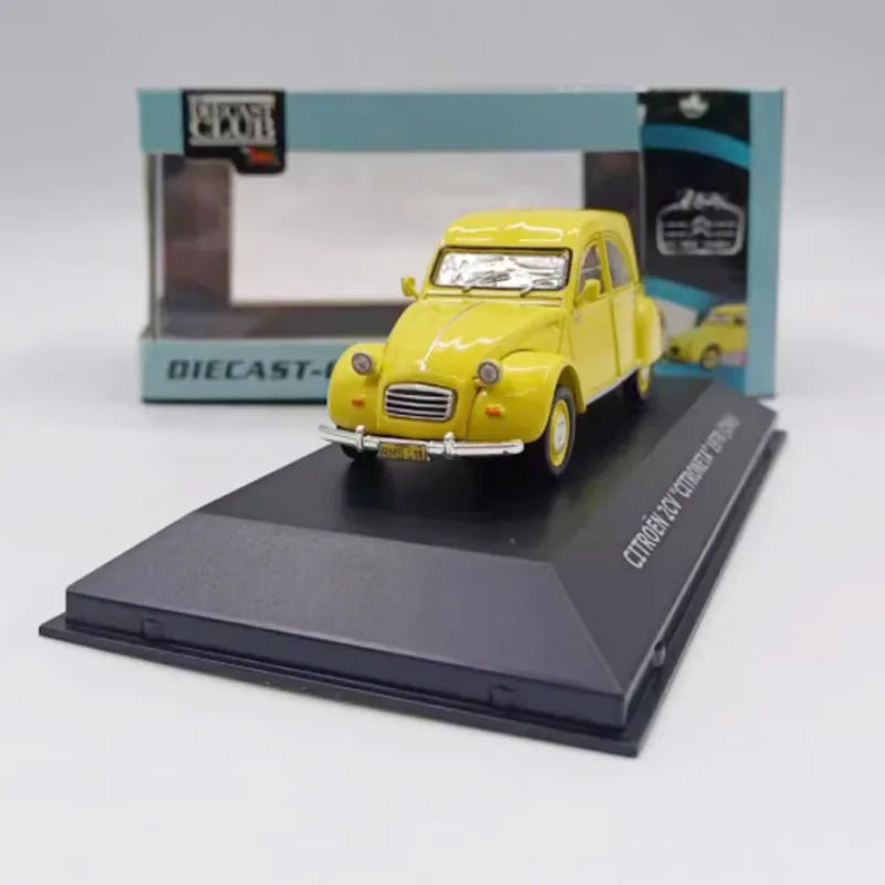 Diecast 1:43 Scale Citroen Classic Car Alloy Simulation Car Model Static Collection Decorated Holiday Gifts Toys Souvenir Gift