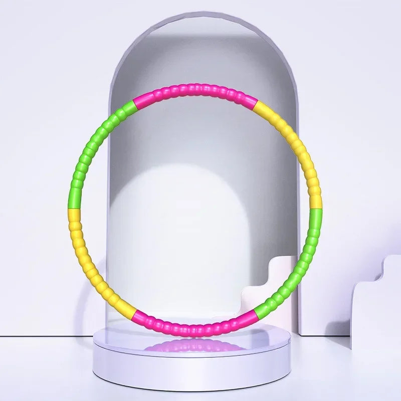 Hula Hoop Sport Removable Colorful Kids Hula Hoop Equipment Portable Plastic Fitness Sports Equipment Best Gift for Kids