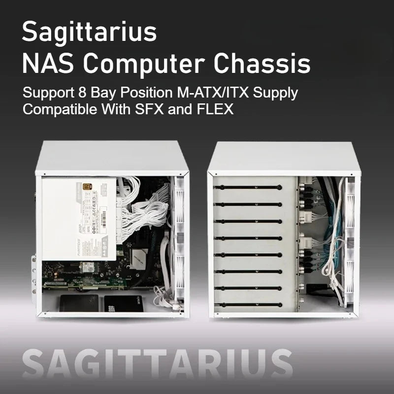 Sagittarius NAS chassis interior