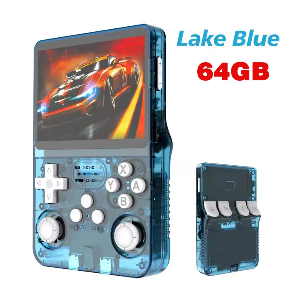 R36S New Retro Game Console 3.5-Inch Linux Open-Source System Portable Handheld Game Console with 128GB Large Memory