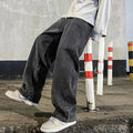 Men's Wide-Leg Streetwear Jeans Korean Style