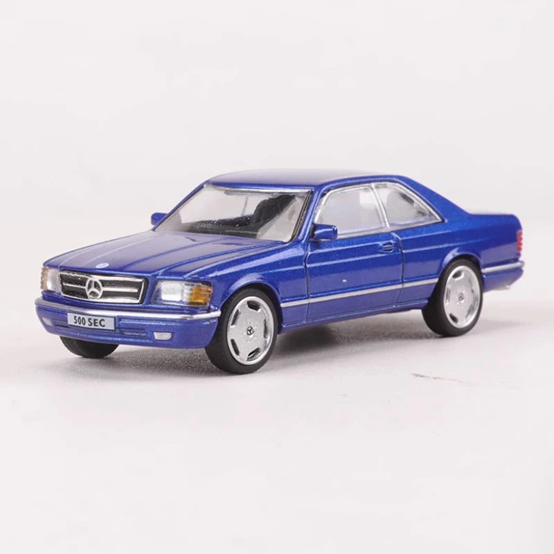 Diecast DCT 1:64 Scale 500 SEC Alloy Car Model Static Decoration Collectibles Gift Toys