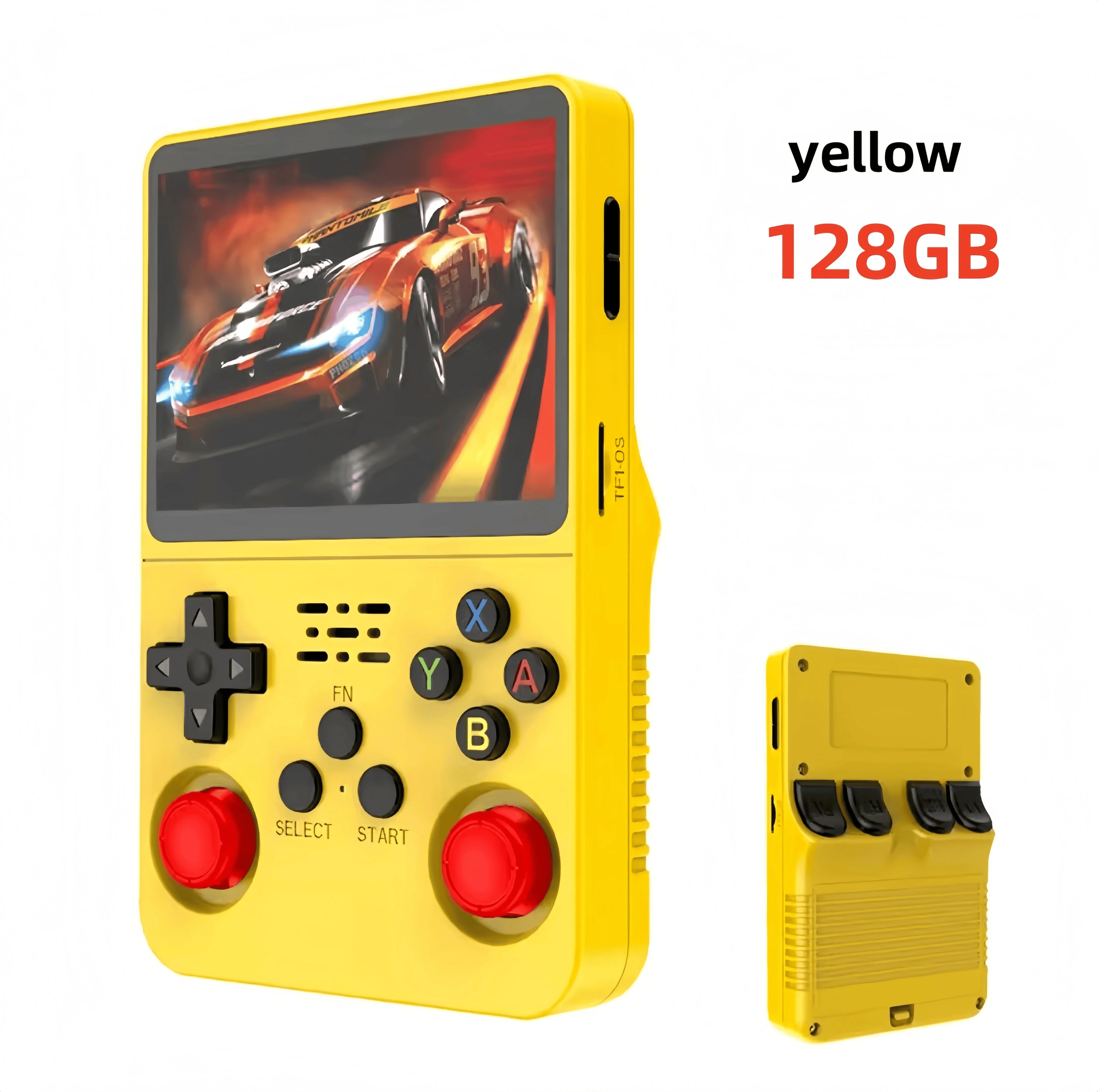 Retro R36S Handheld Video Game Console 3.5 Inch IPS Screen 128GB Games Portable Pocket Player Linux System