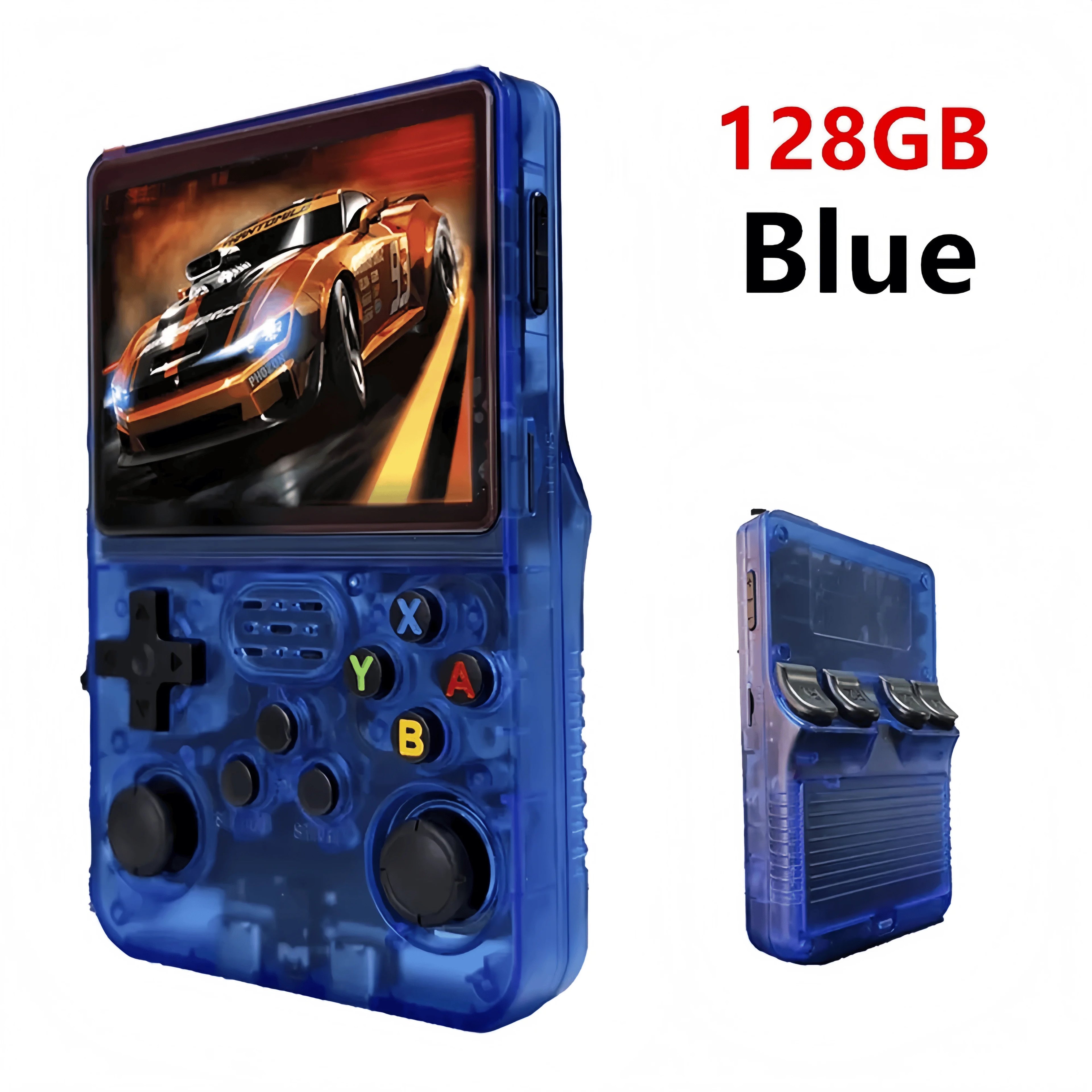 Retro R36S Handheld Video Game Console 3.5 Inch IPS Screen 128GB Games Portable Pocket Player Linux System