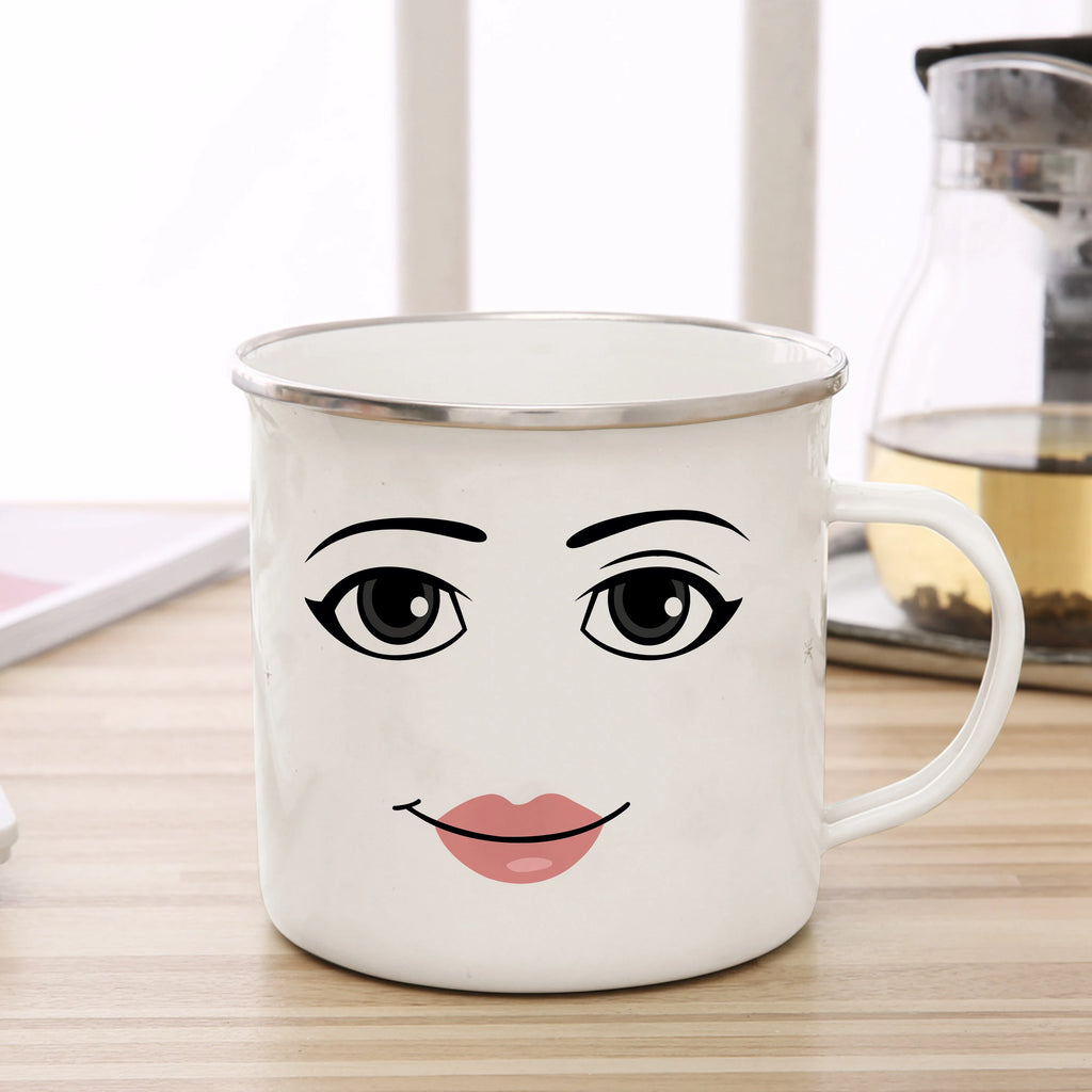 Gamer Face Enamel Mug