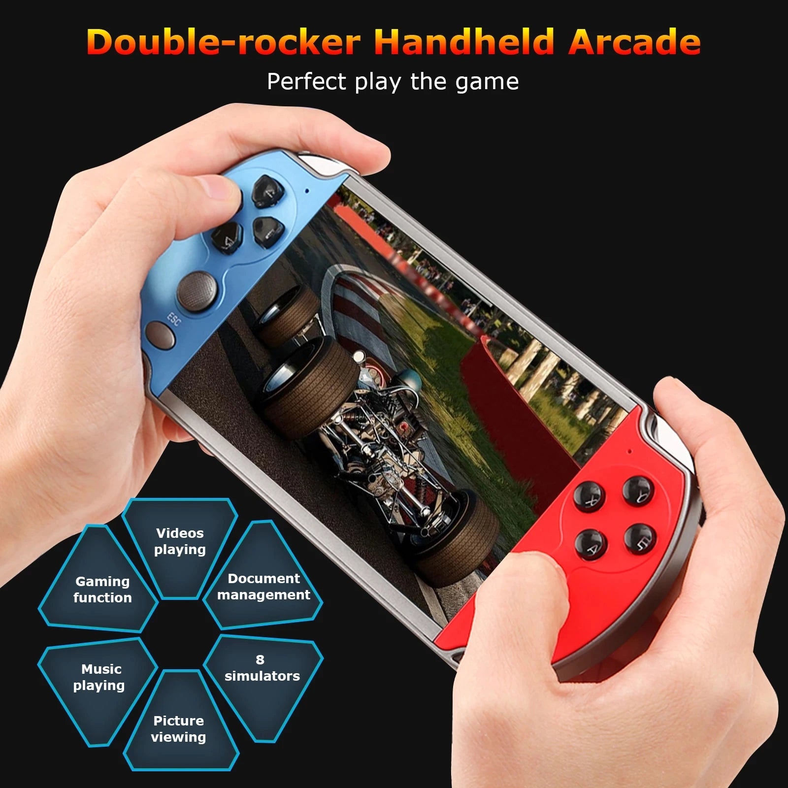 Retro Video Game Console Portable Handheld Gaming Videogame Machine Mini Arcade Player Emulator Smart Gamepad Portatil Retrogame