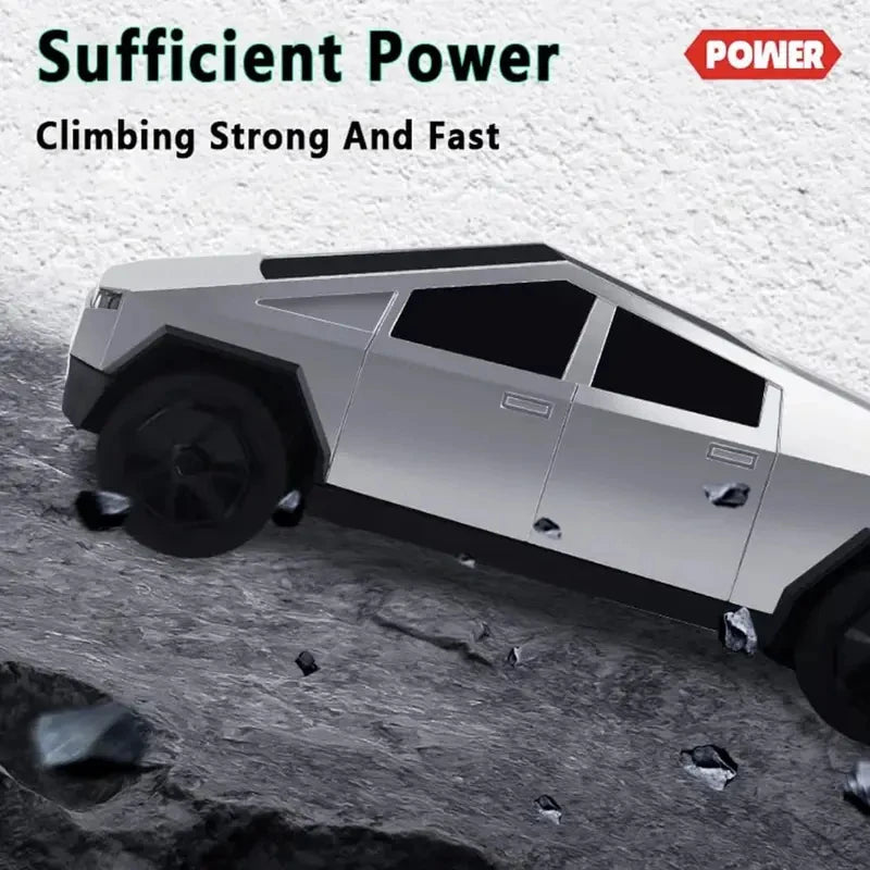 RC Cybertruck Pickup 4WD Off-Road Remote Control Car, 27Mhz High-Speed Dual Motor Truck,Fall-Resistant Simulation Car Model