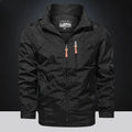 Coupe-vent Homme Veste Tactique Imperméable Manteau Extérieur à Capuche Sports Militaire Randonnée Mince Vêtement d'Extérieur Manteau Streetwear