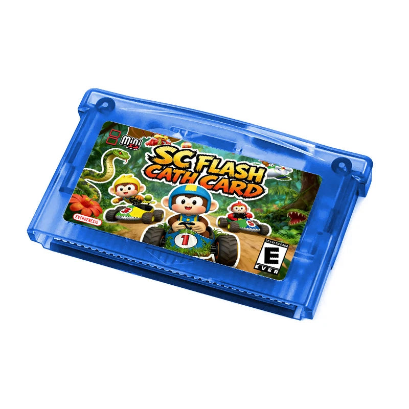 5000 in 1 Retro Games Cartridge New SCFW V2.0 GBA Flash Card with 8G TF Card RTC Flash for GBA/GBA SP/NDS Handheld Game Console