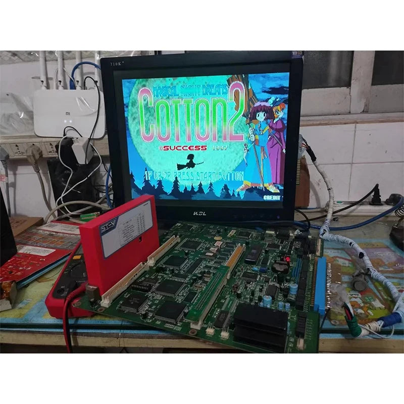 STV 8 IN 1MULTIGAME CARTRIDGE Retro Arcade Game PCB Mainboard