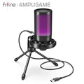 FIFINE AmpliGame RGB USB Gaming Microphone
