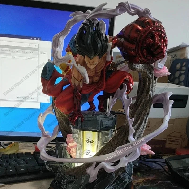 Pirate King Anime Doll Gear 5 Way Fly Wano Gear 4 Nika Gk Statue Doll Collectible Model Decoration Toy Christmas Children's Gift