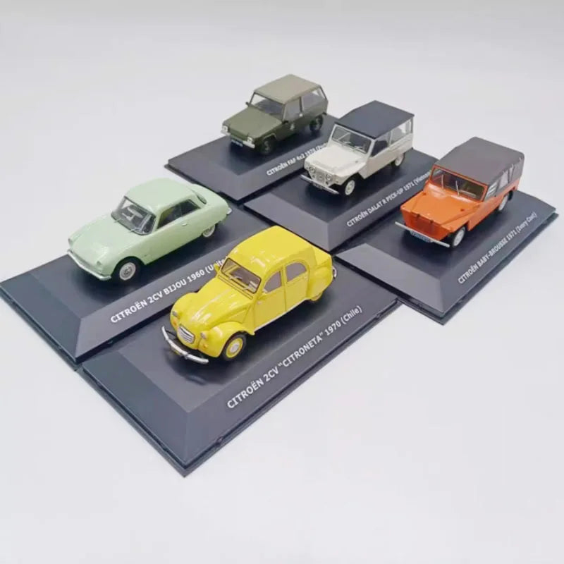 Diecast 1:43 Scale Citroen Classic Car Alloy Simulation Car Model Static Collection Decorated Holiday Gifts Toys Souvenir Gift